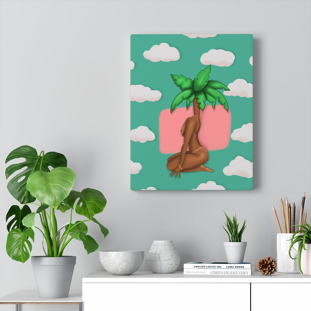Always On Vacation Canvas Print