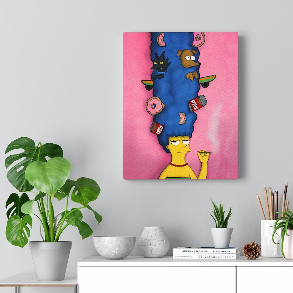 Marge's Vibe Canvas Print