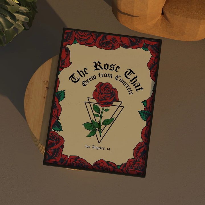 Concrete Rose | Wall Art