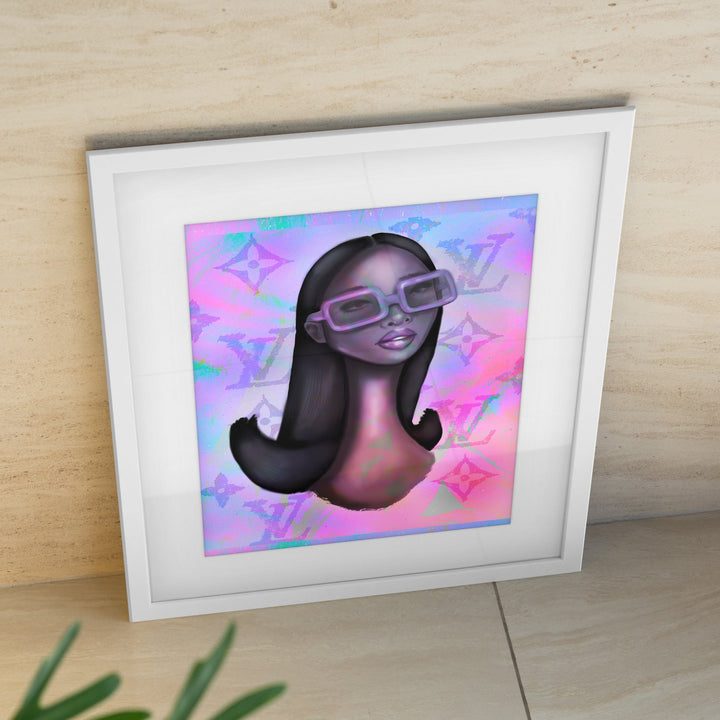 Purple Designer | Wall Art