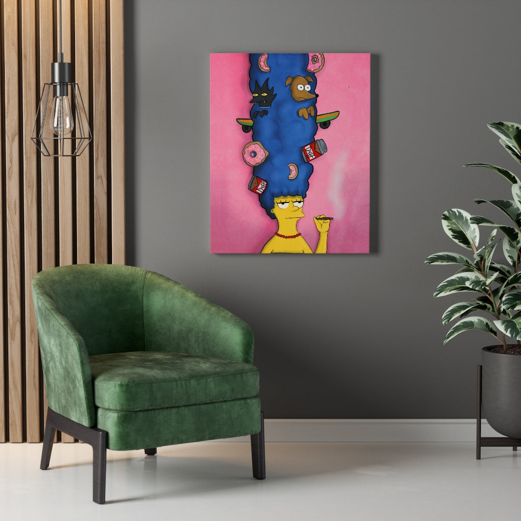 Marge's Vibe Canvas Print