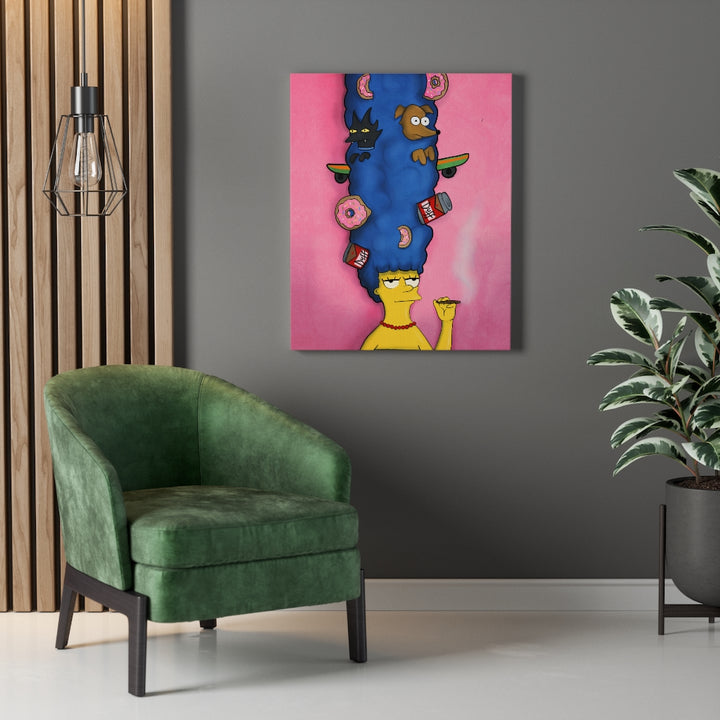 Marge's Vibe Canvas Print