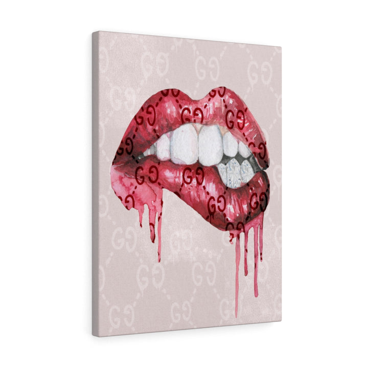 Designer Kisses Canvas Print